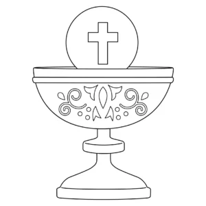 Komunia: Kielich z hostią