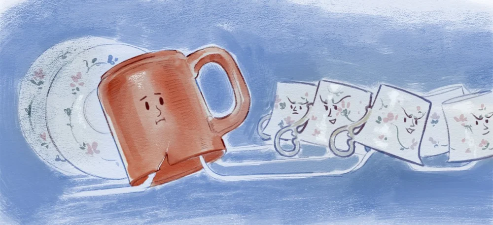 Bajka o wyszczerbionym kubku, czyli o tym, że warto być sobą