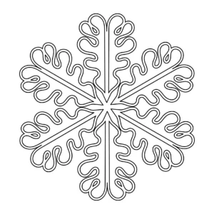 Śnieżynka do wycinania