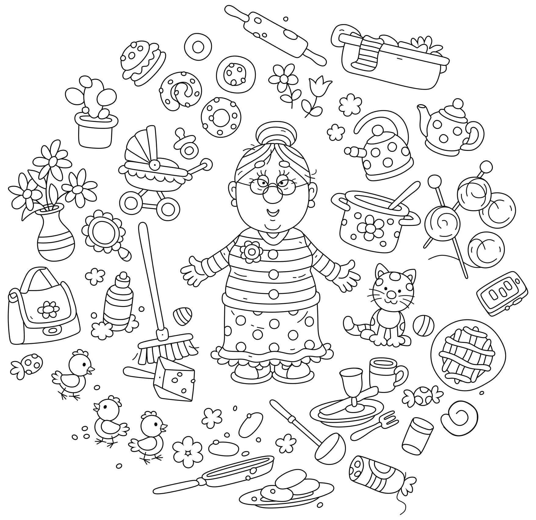 Babcia wśród ulubionych przedmiotów