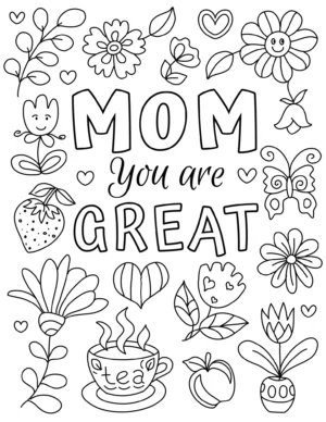 Laurka dla mamy – Mom you are great